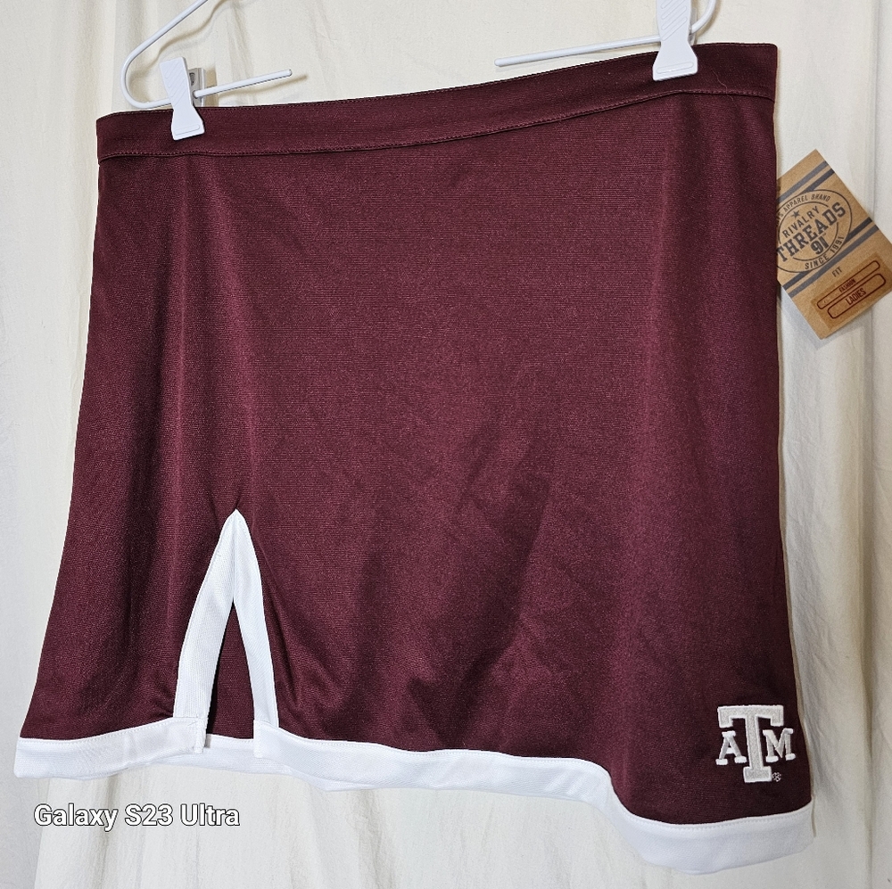 Texas A & M Rivalry Cheer Skirt Large 12/14 new